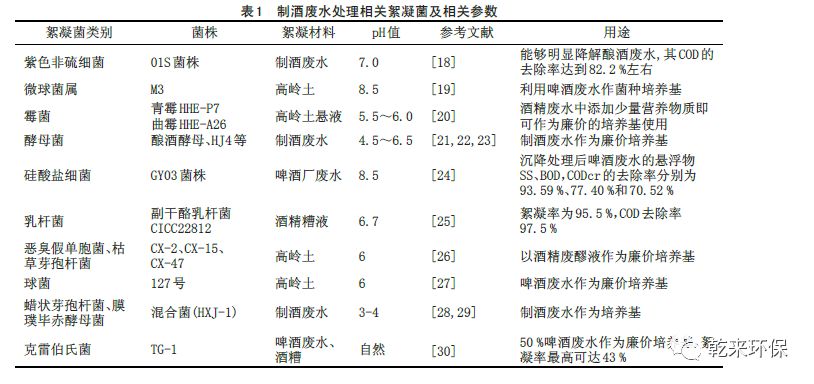 微生物絮凝剂在制酒废水处理方面的研究进展