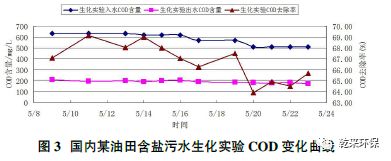 油田含盐污水达标处理试验研究