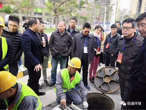 珠海市委 书记考察恒通环境管网普查溯源工程等水环境项目