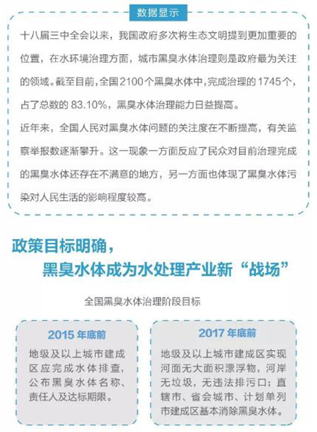 2018年上半年黑臭水体处理市场运营报告
