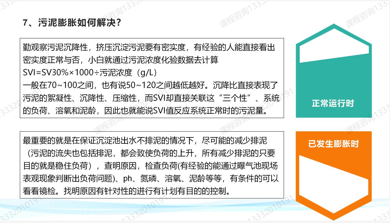 活性污泥膨胀怎么办？赶紧来学习下这门课程吧！