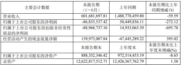 去年净利巨亏超7亿 今年上半年再亏8684万 博天环境怎么了？