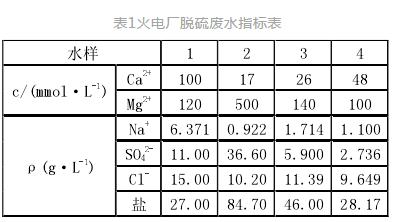 电厂高盐脱硫废液资源化处理关键技术研究