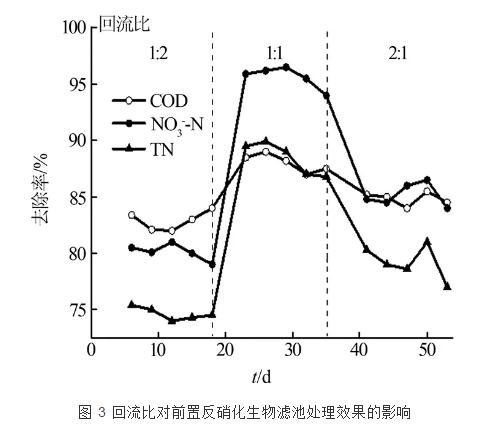 前置反硝化生物滤池处理化工企业生化尾水