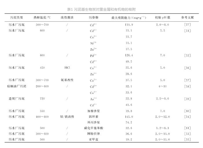 污泥基生物炭的制备技术及环境应用与研究热点