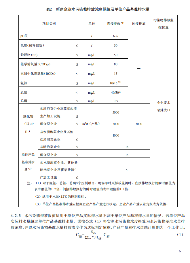 10月1日起施行！《四川省泡菜工业水污染物排放标准》出炉