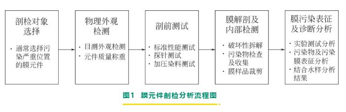 反渗透/纳滤膜剖检分析与膜污染诊断研究进展