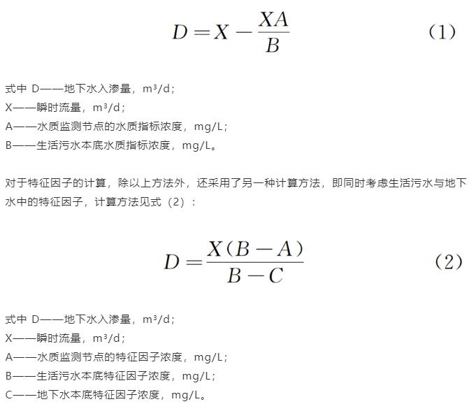 特征因子法如何高效检测污水管道地下水入渗？