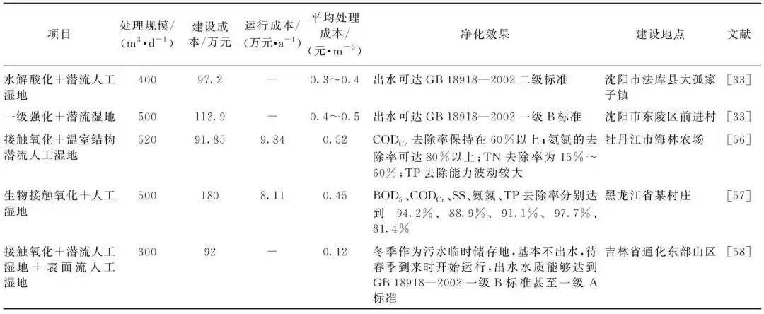 东北寒冷地区农村生活污水处理工艺技术与难点