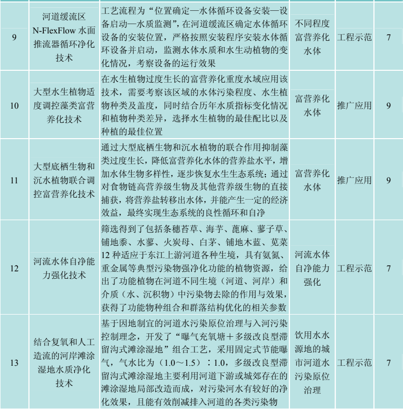 河流水质净化与生态修复——河流人工湿地修复成套技术