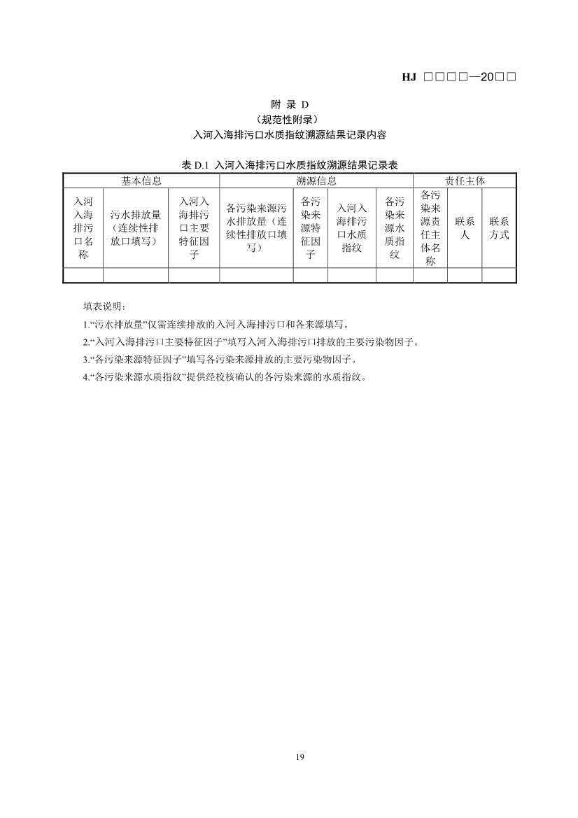 生态环境部发布《入河入海排污口监督管理技术指南 水质指纹溯源方法（征求意见稿）》！