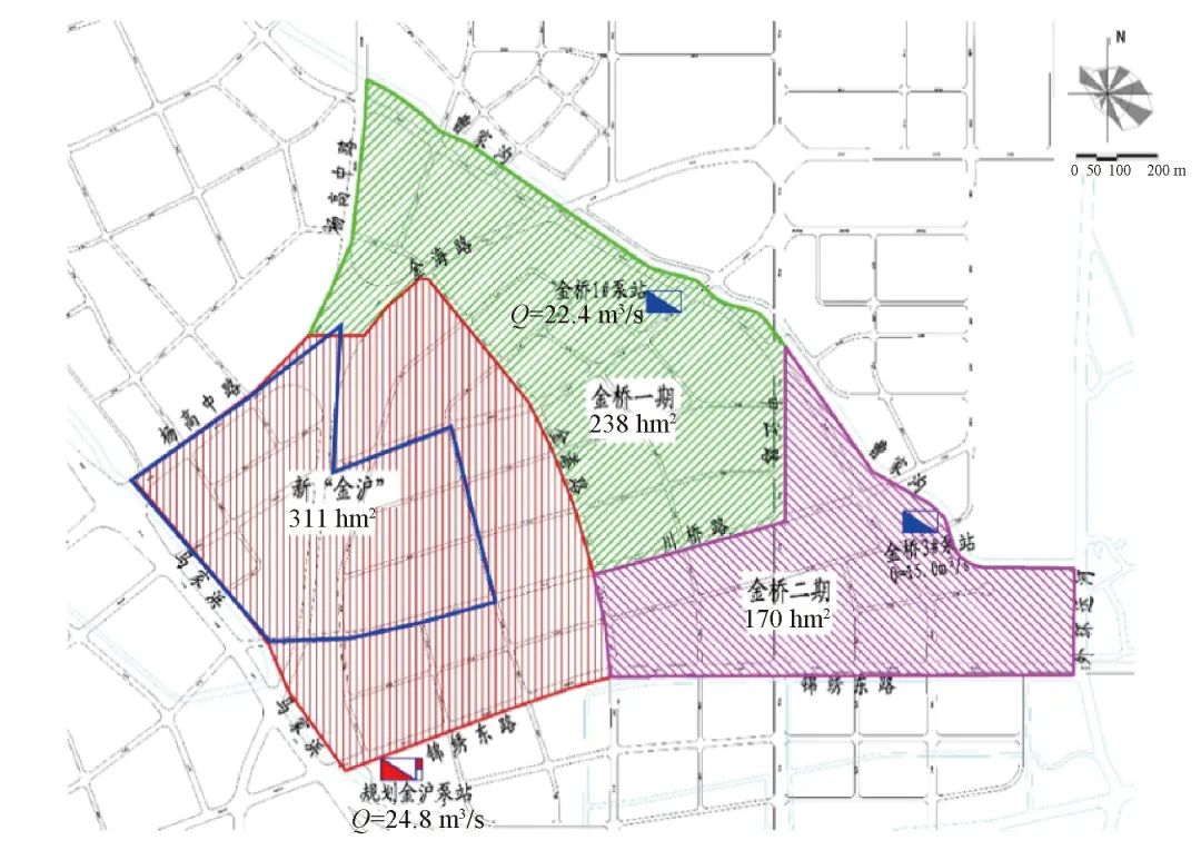 城市雨水排水系统专业规划案例：浦东新区金桥副中心