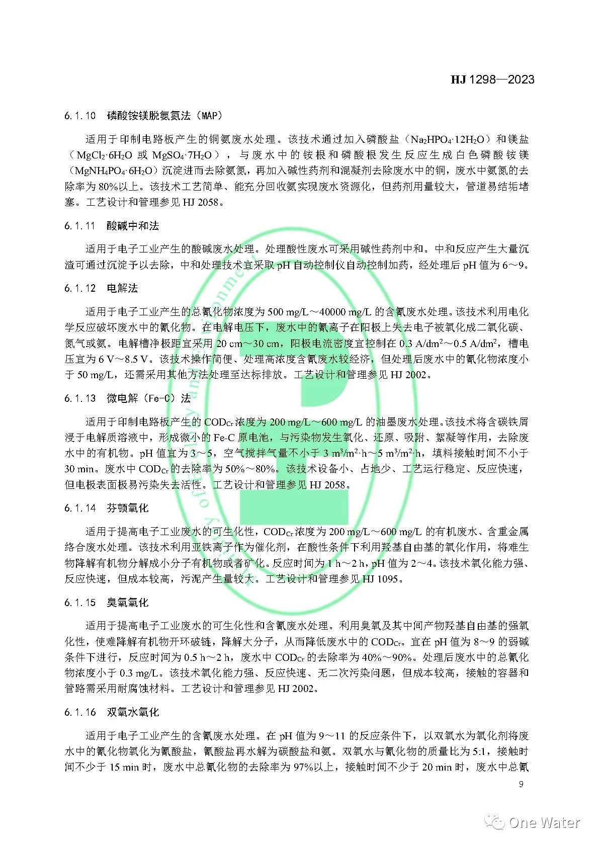 【图解+全文】《电子工业水污染防治可行技术指南》正式实施