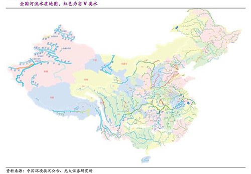 “水十条”催生万亿市场 五大流域水污染依旧在