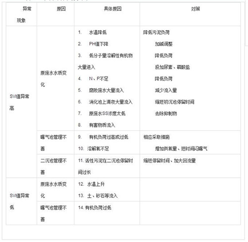 工艺运行：活性污泥工艺的控制与运行