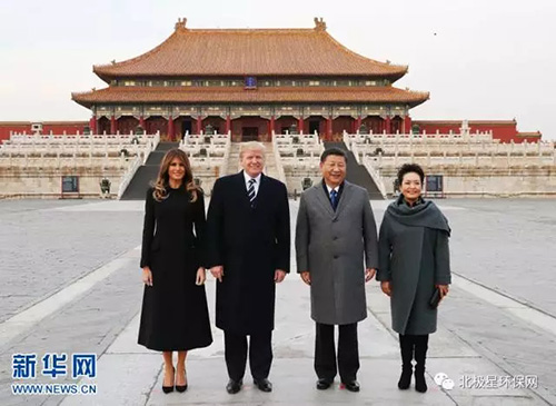 特朗普访华团“能源环保”领域占四成