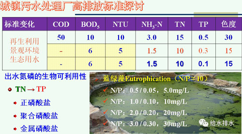 城市污水再生利用景观环境用水水质标准的思考