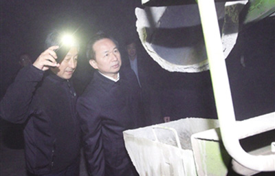李干杰深夜暗查保定重污染天气应急情况