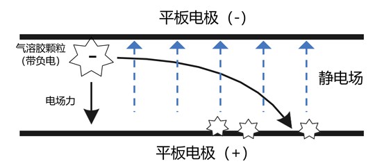 细菌病毒的静电去除原理