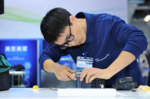 中国顶尖水泵安装人员角逐中国首届格兰富“安装工”大赛冠军 引领行业技能升级