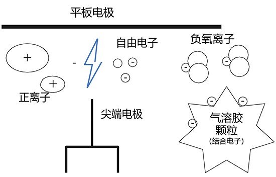 细菌病毒的静电去除原理