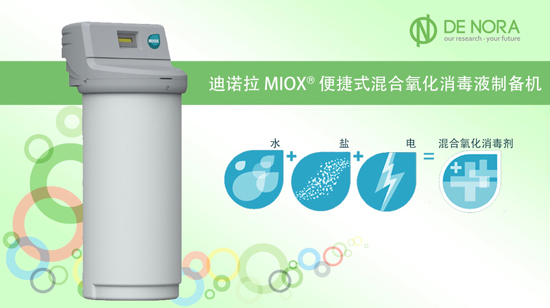 防范疫情 迪诺拉MIOX®便捷式混合氧化消毒液制备机引入中国市场