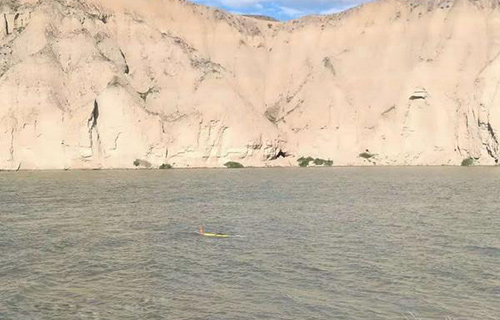 水下机器人探测青藏高原水域 含地形、流速、温度等