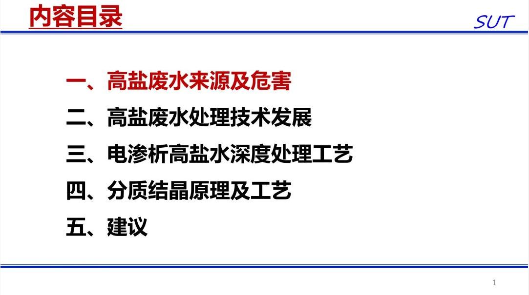 袁俊生：高盐废水深度处理及分质结晶工艺