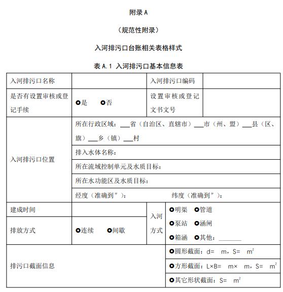 生态环境部公布《入河排污口监督管理技术指南规范化建设》（征求意见稿）