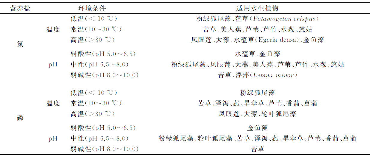 不同污染水体 该怎么选择水生植物？