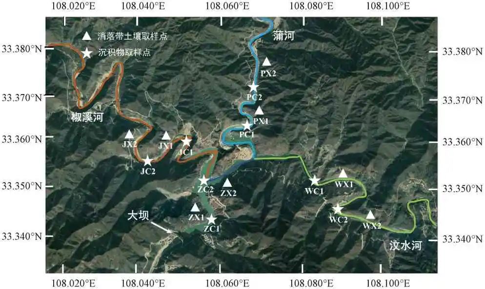 引汉济渭工程水源地三河口水库沉积物与消落带污染特征及评价