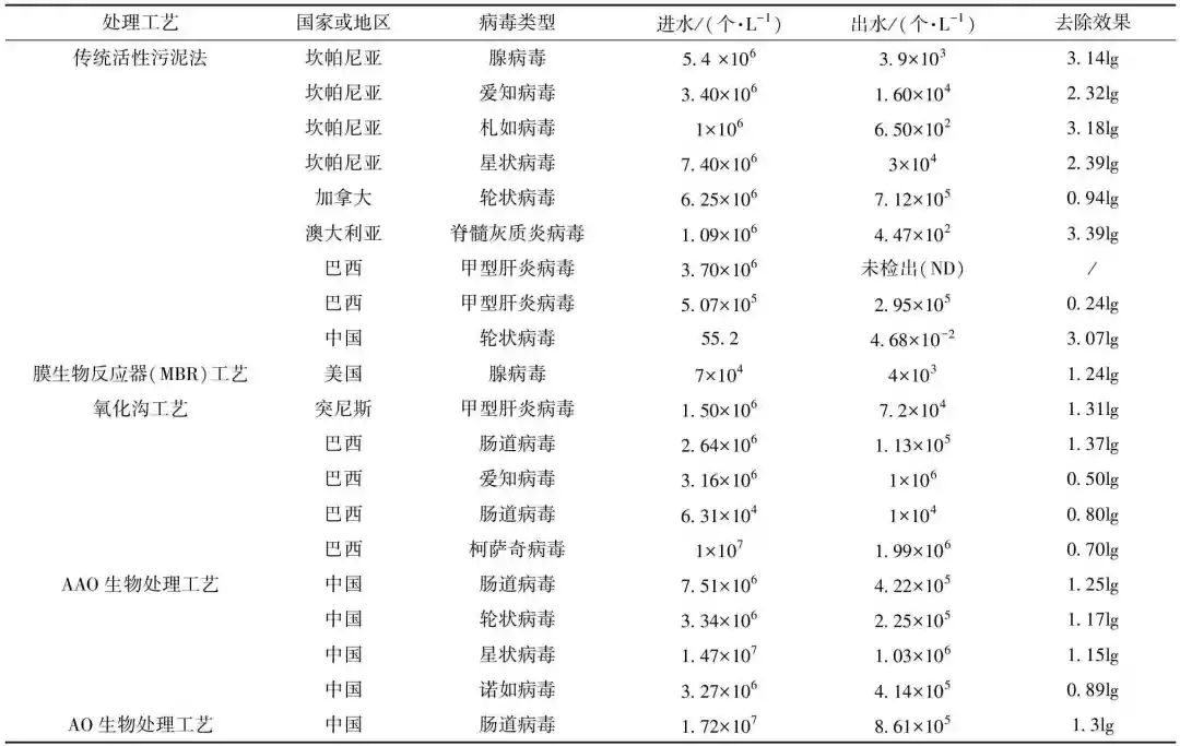 污水处理厂中典型肠道病毒的分布与检测方法及其风险评估