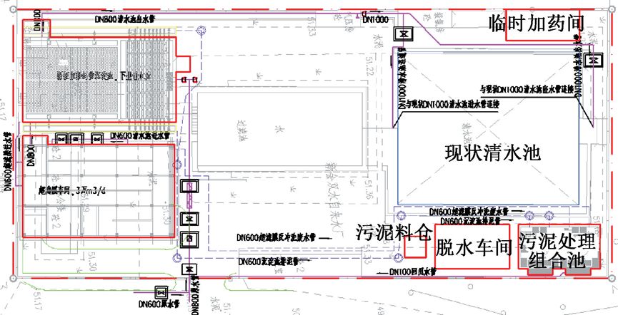 市政给水厂集约型压力式超滤膜设计