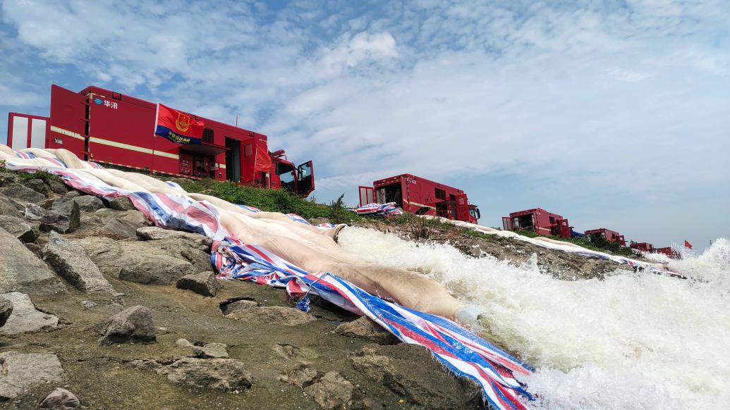 团洲垸积水累计下降超1米 洞庭湖水位迎来复涨