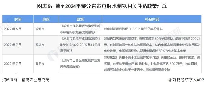 重磅！2024年中国电解水制氢行业政策汇总及解读（全）