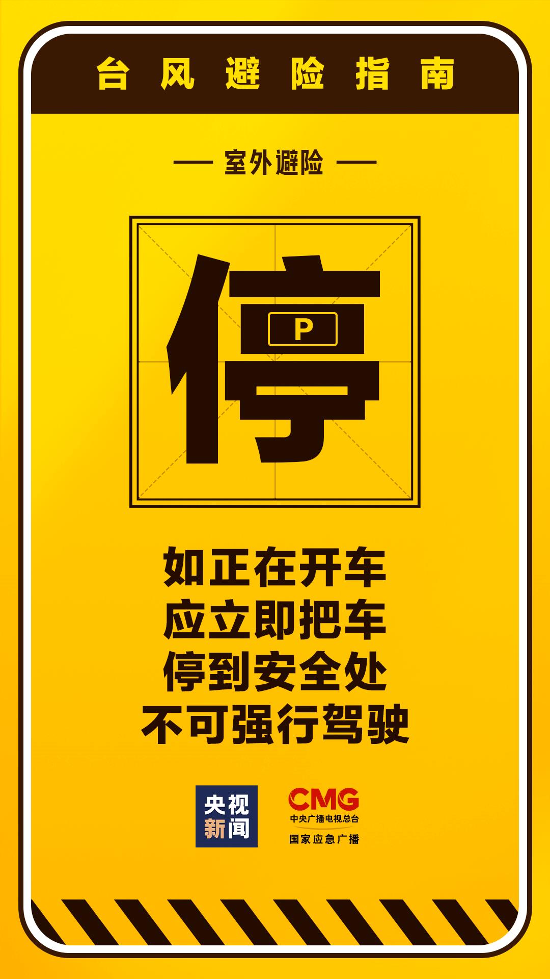 转存实用！台风天室内外避险指南