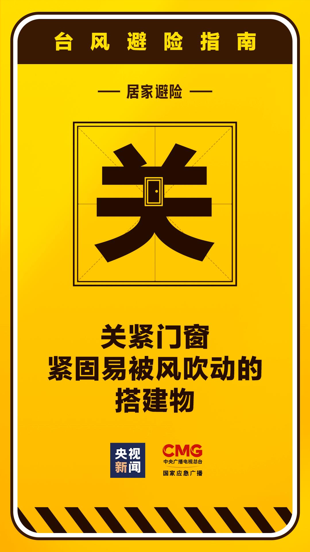 转存实用！台风天室内外避险指南