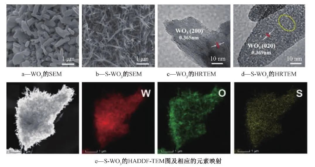 罗胜联教授团队：硫离子掺杂促进WO₃纳米线高效光催化降解甲苯