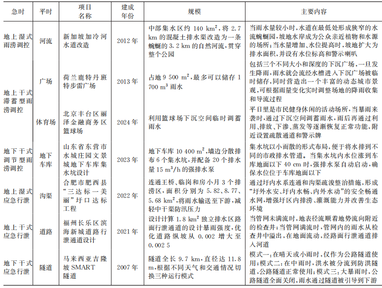  国内外城市平急两用排水防涝系统